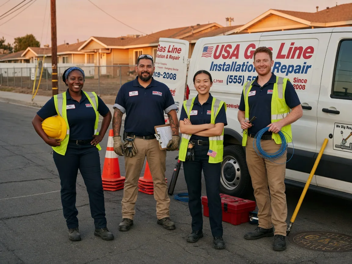 Gas Line Installation company in Roseville, CA